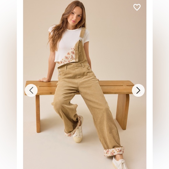 Altar'd State Pants - New with tags Altar’d State Danielle Corduroy Overalls